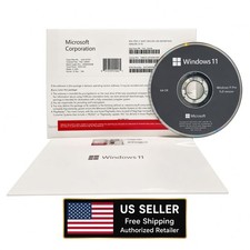 Microsoft Windows 11 Pro 64 Bit Full Version DVD Disc + Product Key 1 PC Sealed picture