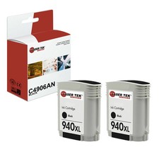 2Pk LTS 940XL C4906AN Black HY Compatible for HP OfficeJet Pro 8000 8500 Ink picture