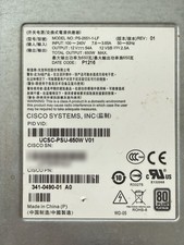Cisco UCSC-PSU-650W 650W AC Power Supply 341-0490-01 / -02 UCS C220 C240 M3 M4 picture