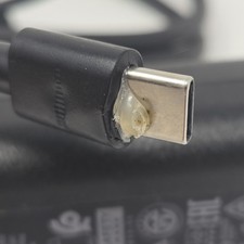 For Parts/Repair Dell OEM 65W USB-C AC Adapter Charger Glue On Tip Untested picture