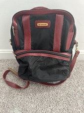 Samsonite vintage red and black travel bag picture