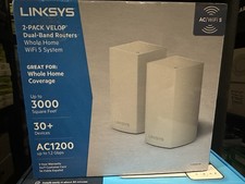 Linksys 2 Pack Velop Home Wi-Fi System tri-band series up tp 3000 SQ FT picture