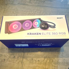 NZXT Kraken Elite 360 RGB Liquid CPU Cooler Black, 3x120mm Multicolor RGB picture