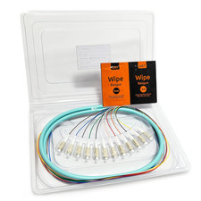 1.5m (5ft) LC UPC 12 Fibers Multimode Bunch OM3 50/125 LC-UPC Fiber Pigtail picture