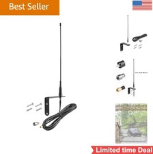 433MHz Antenna 7dBi Omni Directional SMA Male 10 ft RG58 Cable 3 Meter for Gate picture