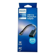 Philips Elite 8K USB-C to Display Port Adapter Travel Sized - Sealed Box picture