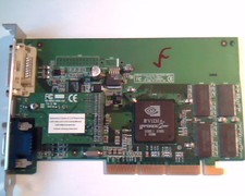 AGP Video Graphics Card NVIDIA GeForce 2MX 32M 180-P0038 22P1069 DVI IBM Lenovo  picture
