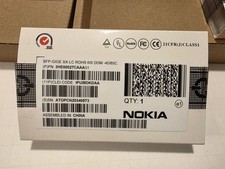 NOKIA SFP-GIGE SX-LC, 3HE00027CA, Duplex MM 1Gbps,  NEW OPEN BOX picture