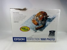 Epson Perfection 1660 Photo Scanner Quality 1600x3200 DPI 2002 NEW In Box picture