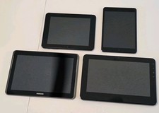 Lot Of 4 Tablets Ipad 1432A, Samsung Tab 2, G Tablet. Trio Stealth 8. Untested picture