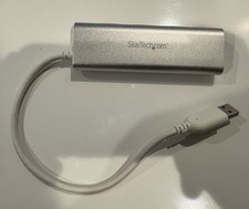 StarTech.com Silver Aluminium 4-Port USB 3.0 Hub with Built-in (ST43004UA) picture