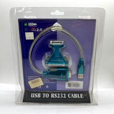 VTG For USB 2.0 To RS232 COM Port 9 Pin Serial DB25 DB9 Adapter Cable Converter picture