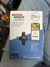 NEW Picture Keeper Connect for iPhone, Android, USB-C, PC & Mac 256GB (Black) picture