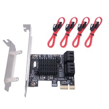 PCI-E PCI Express to 6G SATA3.0 4-Port SATAIII Expansion Controller Card Adapter picture