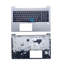 Top Cover For HP Probook 450 G9 Palmrest Backlit US Keyboard N01933-001 Silver picture