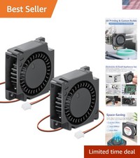 2 Pack  30Mm X 10Mm 5V Small DC Brushless Cooling Blower Fan picture