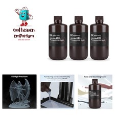 ELEGOO 8K ABS-Like Resin 3.0, Photopolymer Resin Space Grey 3000G picture