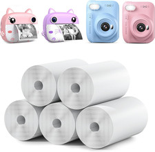 Kids Instant Camera Refill Print Paper-5 Rolls for Kids Instant Print Camera,HD picture