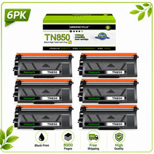 6PK TN850 Laser Toner Cartridge Fits for Brother HL-L5200DW L6200DW MFC-L5800DW picture