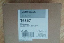 10-2022 NEW EPSON T6367 Light Black Ink 700ml for Stylus Pro 7890/7900/9890/9900 picture
