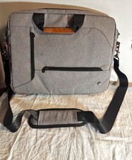 PKG Canada Laptop Messenger Bag Light Gray Canvas Digital Carry Sleeve Bag picture