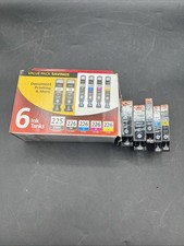Set of 6 Genuine Canon PG-225 Black & CL-226 Missing Magenta picture