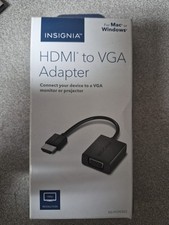 Insignia NS-PG95503 HDMI to VGA Adapter Black - High-Quality Video Converter picture