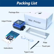 New Mini Handheld Inkjet Printer 600DPI Fast Drying Date QR Barcode picture