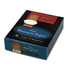 404NC 25% Cotton Business Paper Natural 24 lbs. Wove 8-1/2 x 11 500/Box FSC picture