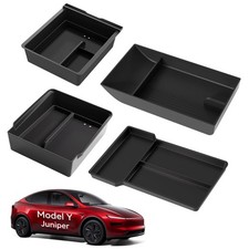 VIHIMAI for 2026 Tesla Model Y Juniper Center Console Organizer Tray 4PCS picture