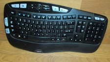 Logitech K350 Wireless Comfort Wave Ergonomic Keyboard NO DONGLE picture
