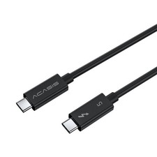 Acasis Thunderbolt 5 Cable USB-C 80Gbps 240W Charging (0.5m/1.64ft) - Black picture