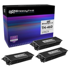 3pk For Brother TN-460 Black Toner 6,000 Page Yield HL1435 HL1440 HL1450 HL1470n picture
