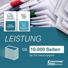 Eurotone 4x Toner Compatible pour Lexmark 12a7415+T420dn+T422+T422n picture