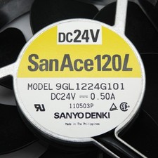 3pcs Sanyo Denki SanAce 120L DC24V 0.50A Cooling Fan 9GL1224G101 MODEL picture