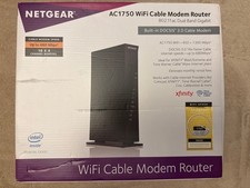 NETGEAR C6300 AC1750 WiFi Cable Modem Router DOCSIS 3.0 Used picture