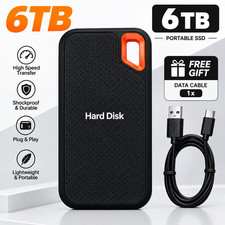 external hard drive 6TB High Speed Capacity Solid State Usb3.2 Laptop Mac And PC picture