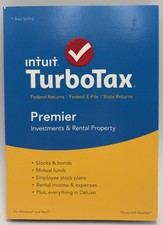 Intuit TurboTax Premier Federal & State: Investments & Rental Property, 2015 picture