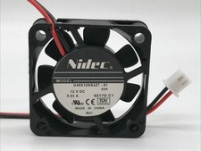 3PCS Nidec U40X12NS2Z7-51 4CM 12V 0.04A 2-wire silent cooling fan 2pin 4010 picture