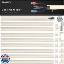 Cord Hider 153in - Cord Covers for Wires - Paintable Cable Hider - Cable Mana picture