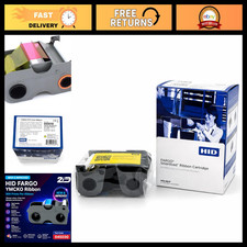 YMCKO Ribbon Cartridge for DTC1250 - 300 Prints, Cleaning Roller, ID Card Printe picture