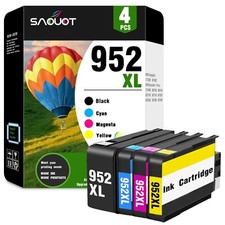 952XL Ink 4 Pack for HP OfficeJet Pro 7740 8210 8216 Printers (4 Pack) picture