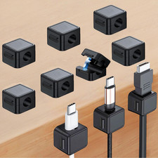 10 Pack Cord Organizer, Magnetic Cable Management, Cord Holder for Desk, Adhesiv picture