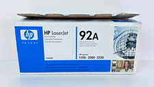 HP 92A C4092A Black Toner Cartridge Genuine LaserJet 1100 3200 Open Box picture