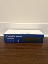 Aixiqee A80 Portable Wireless Bluetooth Thermal Printer, A4/A5/2/3/4in NIB NEW picture