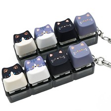 Tapbloom Cat Keyboard Fidget Clicker, Style Black 2Pcs picture
