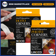 Clear Archival Photo Corners 0.625