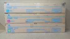 Konica Minolta TN514 Toner Cartridge Set Yellow Magenta Cyan picture
