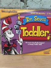 Dr. Seuss Toddler (2 Discs) PC CD ROM ages 18 months To 3 Years 1999 Learning picture