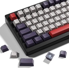 XVX Shine Through Keycaps -133 Keys Cherry Profile Double Shot Vintage Red picture